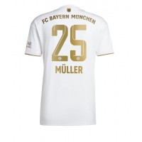 Fotbalové Dres Bayern Munich Thomas Muller #25 Venkovní 2022-23 Krátký Rukáv